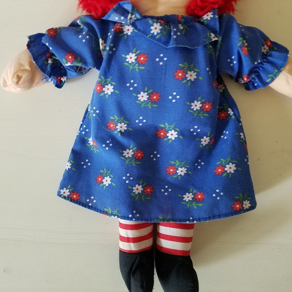 Raggedy Ann Johnny Gruelle Hasbro Softies and Andy Playskool‎ 12" Vintage Dolls - Picture 2 of 16